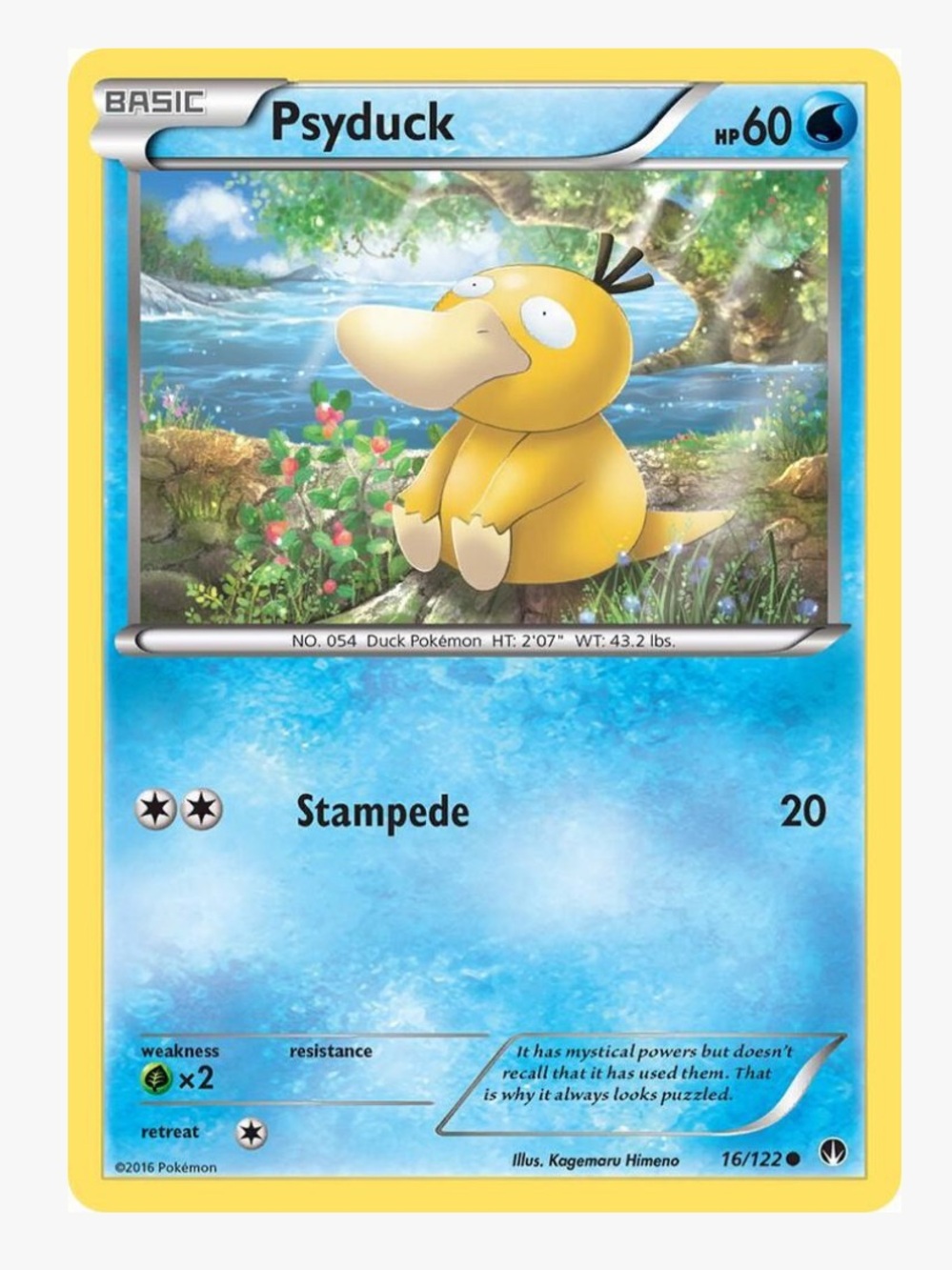 Psyduck XY BREAKpoint Pokemon Trading Card